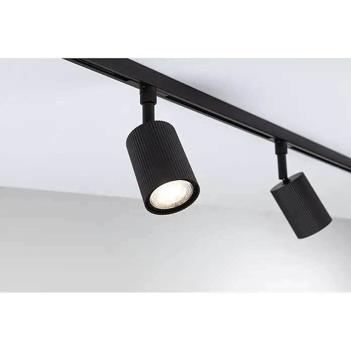 Paulmann URail LED-Spot Rivon - 10 W, Schwarz matt, 8 x 8 x 15,4 cm - Detailaufnahme