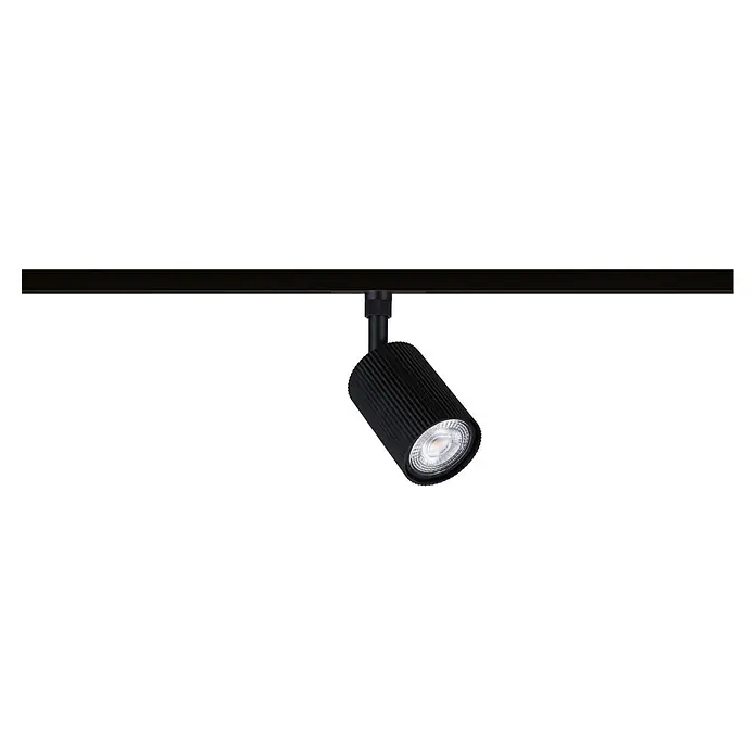 Paulmann URail LED-Spot Rivon - 10 W, Schwarz matt, 8 x 8 x 15,4 cm - Vorderansicht