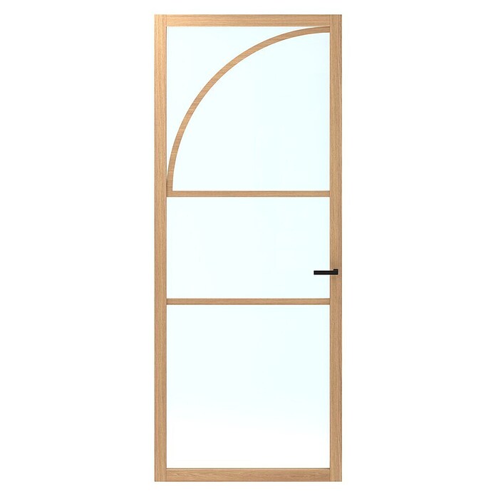 Solid Elements Binnendeur SE 8443 Taatsdeur (88 x 211,5 cm, Natural oak, Taatsdeur, Blank glas) | BAUHAUS