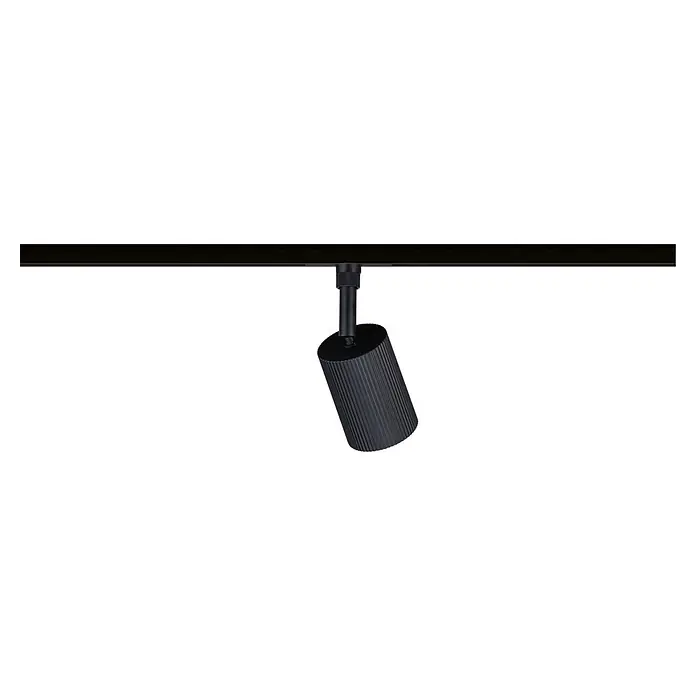 Paulmann URail LED-Spot Rivon - 10 W, Schwarz matt, 8 x 8 x 15,4 cm - Vorderansicht