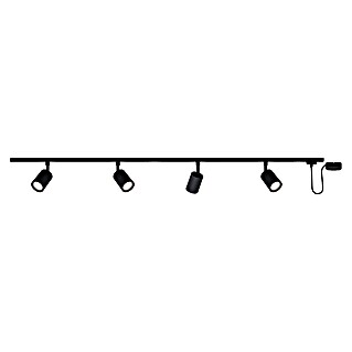 Paulmann URail LED-Schienensystem Set Rivon (Schwarz matt, 2,17 m, Nicht Dimmbar, Anzahl Leuchtmittel: 3 Stk.)