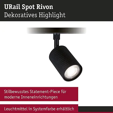 Paulmann URail LED-Spot Rivon