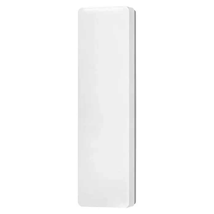 Profi Depot LED-Feuchtraumlichtleiste LED-Wannenleuchte - L x B x H: 60 x 16 x 5,6 cm, Lichtfarbe: Neutralweiß, 24 W, IP44 - Weißer rechteckiger Matratzenschoner mit abgerundeten Ecken.