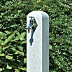 3P Technik Wasserzapfstelle Poller (Granitfarben, Höhe: 90 cm, Ausstattung: Wasserhahn)