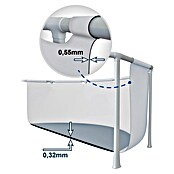 Intex Piscina Frame Prisma (Ø x Al: 366 x 99 cm, Gris, 8.592 l) | BAUHAUS
