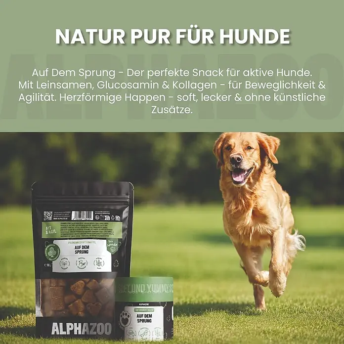 Alphazoo Hundesnack Auf dem Sprung Leckerli - 160 g