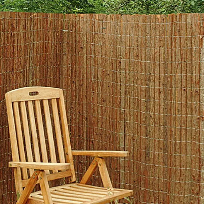 Gardol Comfort Rindholzmatte - 300 x 180 cm - Blickdichter Weidenzaun bietet Privatsphäre. Die natürliche Optik und die einfache Montage machen ihn ideal für Garten und Terrasse.
