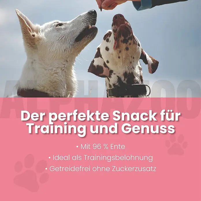Alphazoo Hundesnack Ente ohne Süß-Sauer - 300 g