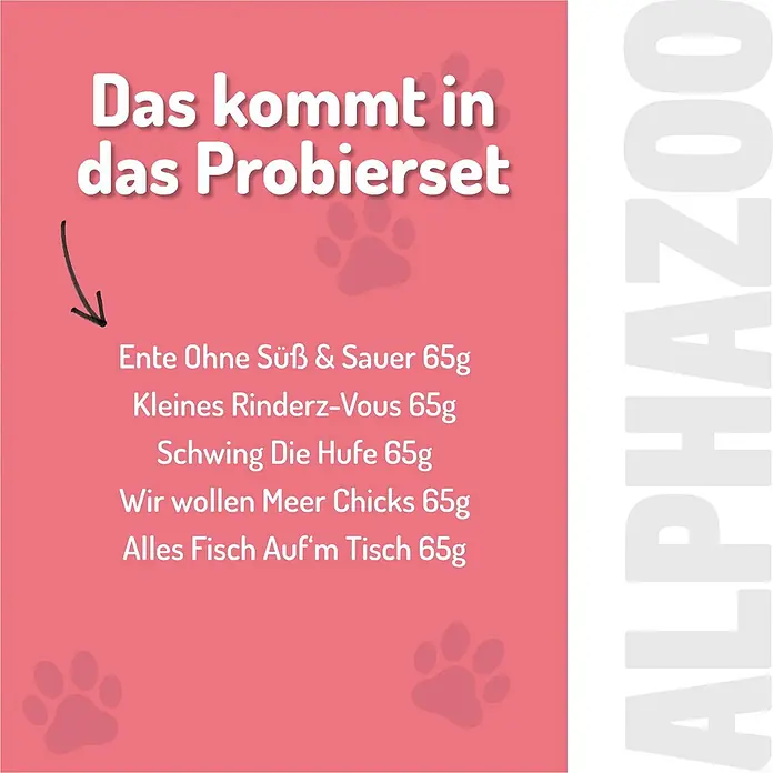 Alphazoo Hundesnack Probierset - 325 g