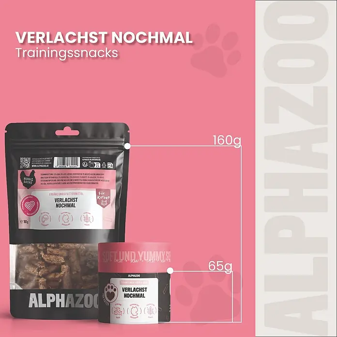 Alphazoo Katzensnack Verlachst Nochmal - 160 g
