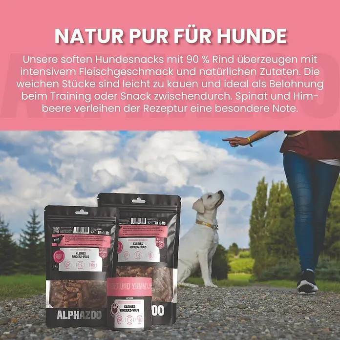 Alphazoo Hundesnack Kleines Rinderz-Vous - 160 g
