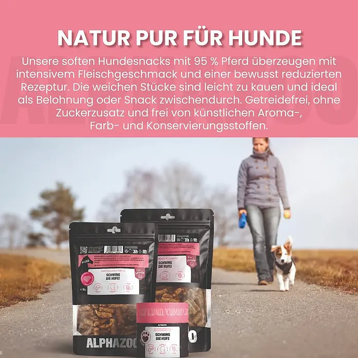 Alphazoo Hundesnack Schwing Die Hufe - 160 g