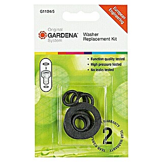 Gardena Set de recambio de juntas (Específico para: Conector para grifo de riego Gardena 901-20/901-50, Tamaño de rosca llave de agua: 33,3 mm (G 1))