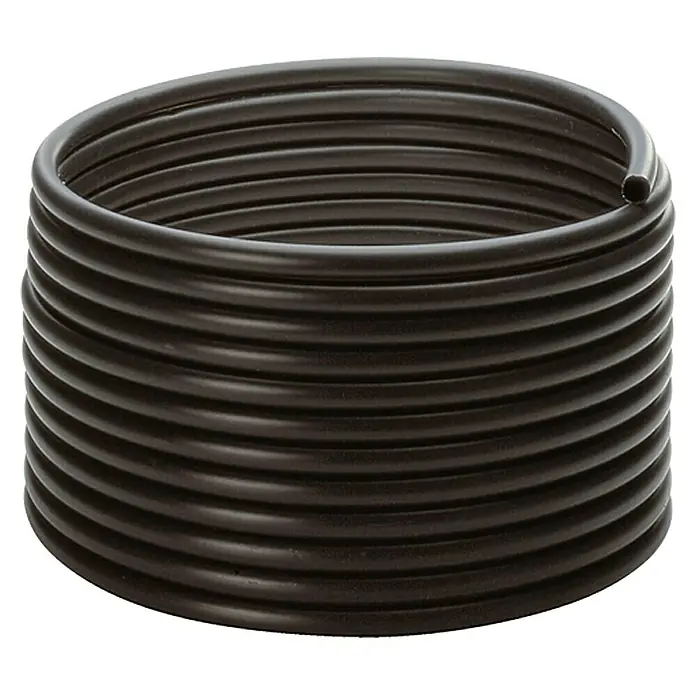 Gardena Micro-Drip Tubo distribuidor - 50 m, ³⁄₁₆'' - Tubo de riego negro enrollado. Ideal para riego de jardines y suministro de agua flexible.