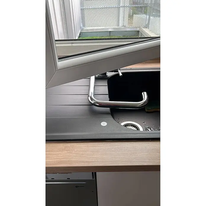 Hudor Spültischarmatur Umklappbarer Küchenhahn w04 - Glänzend