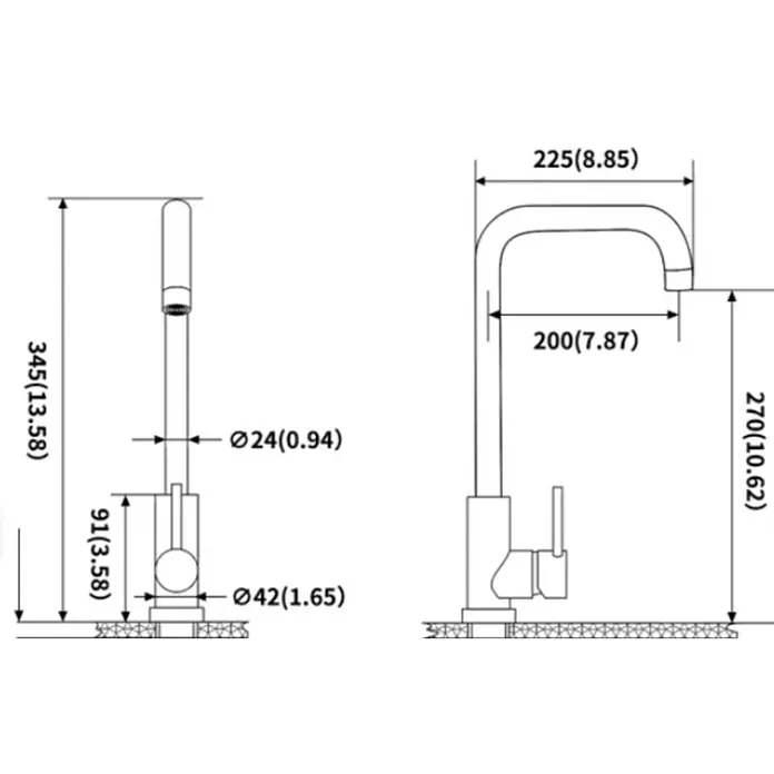 Hudor Spültischarmatur k128 - 