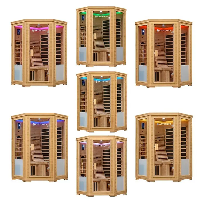 Artsauna Elementsauna - L x B x H: 120 x 120 x 190 cm