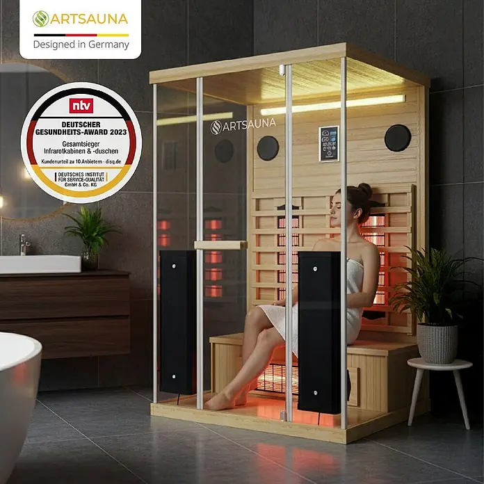 Artsauna Elementsauna - L x B x H: 105 x 120 x 190 cm