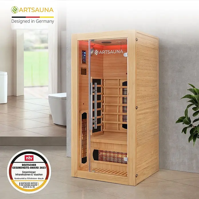 Artsauna Elementsauna - L x B x H: 90 x 90 x 190 cm