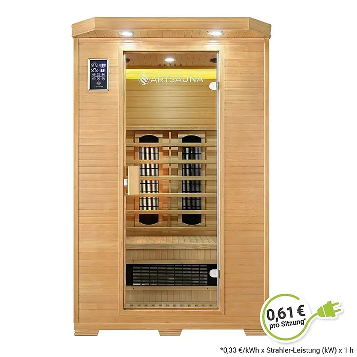 Artsauna Elementsauna - L x B x H: 100 x 120 x 190 cm