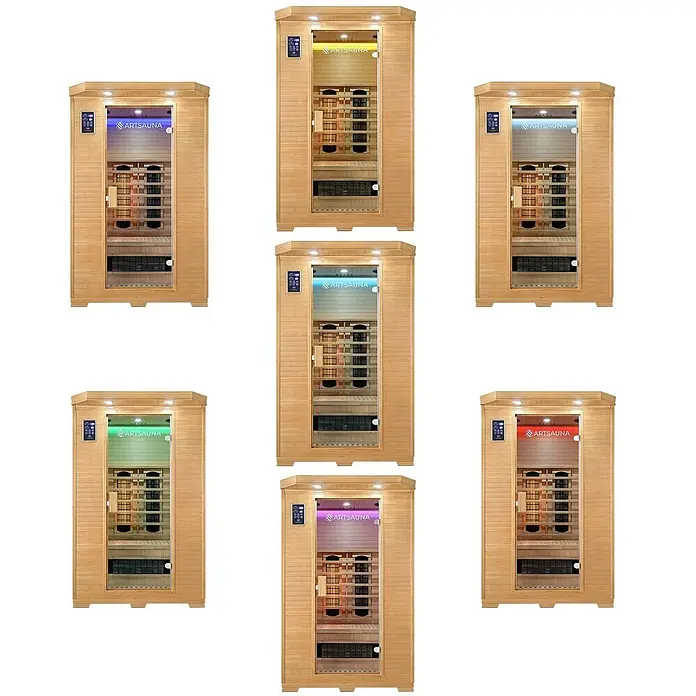 Artsauna Elementsauna - L x B x H: 100 x 120 x 190 cm