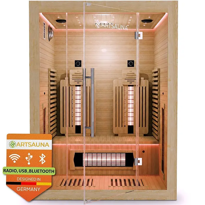 Artsauna Elementsauna - L x B x H: 140 x 120 x 190 cm