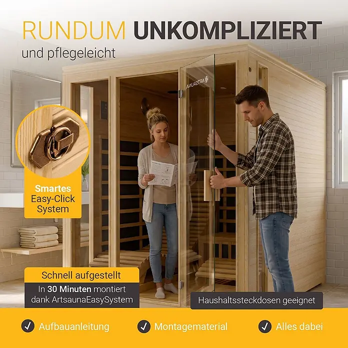Artsauna Elementsauna - L x B x H: 190 x 170 x 190 cm