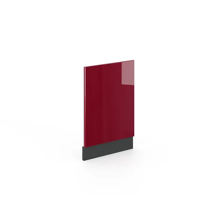 Vicco Schrankküche Bordeaux Hochglanz ohne Arbeitsplatte - Bordeaux Hochglanz, Frontblende 45 cm