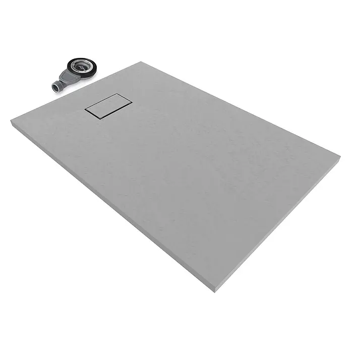 i-flair Duschwanne Boreal 120x90 cm - Verbundwerkstoff, Grau