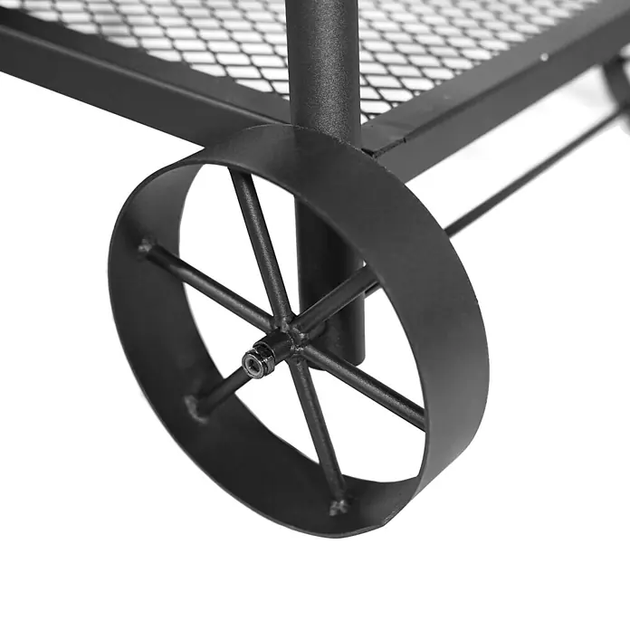 TAINO Smoker - Grillfläche (B x T): 59,4 x 36,5 cm, Schwarz
