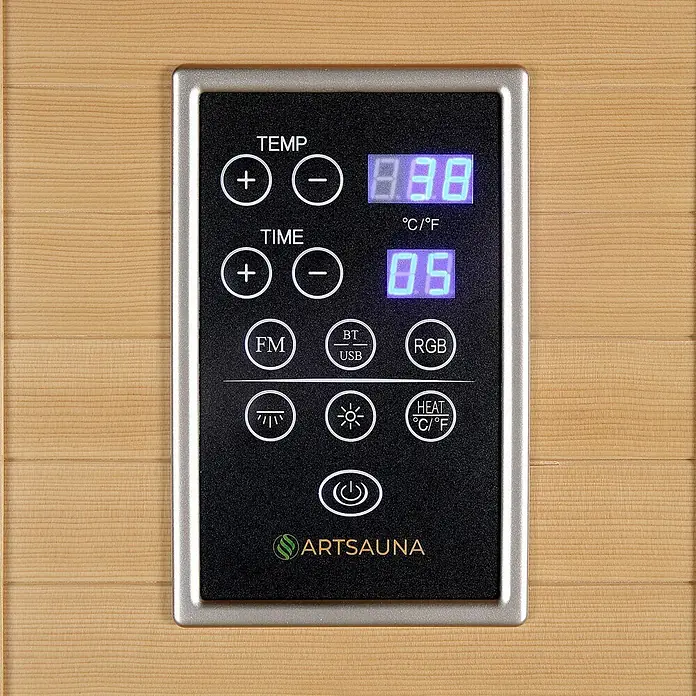 Artsauna Elementsauna - L x B x H: 100 x 120 x 190 cm