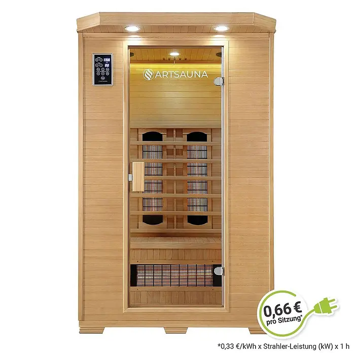 Artsauna Elementsauna - L x B x H: 100 x 120 x 190 cm
