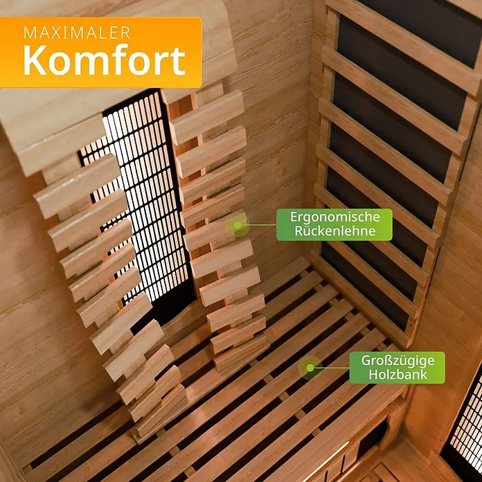 Artsauna Elementsauna - L x B x H: 90 x 90 x 190 cm