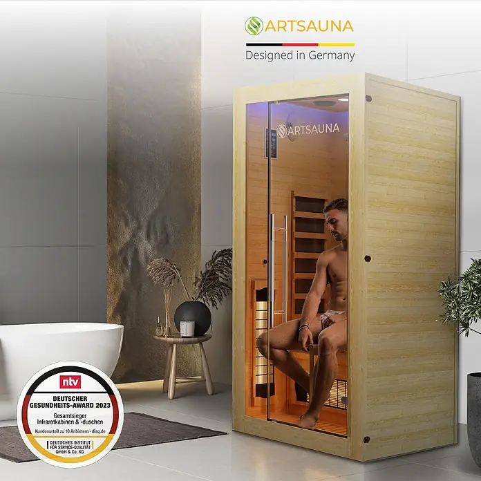 Artsauna Elementsauna - L x B x H: 90 x 90 x 190 cm