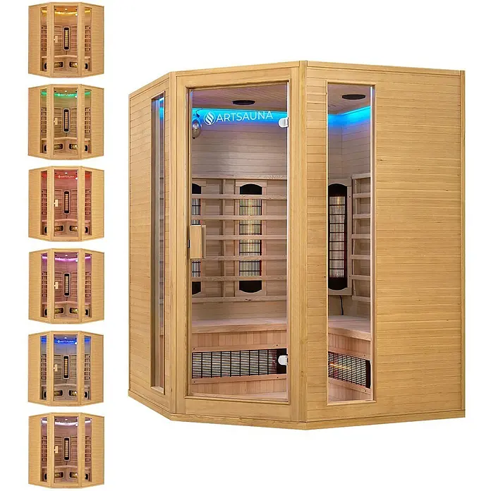 Artsauna Elementsauna - L x B x H: 150 x 150 x 190 cm