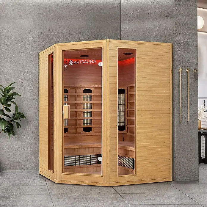 Artsauna Elementsauna - L x B x H: 150 x 150 x 190 cm