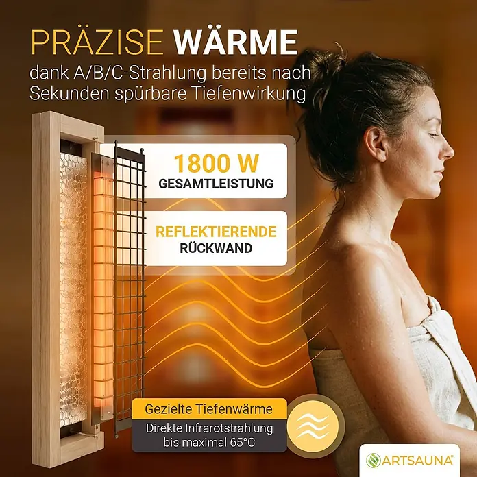 Artsauna Elementsauna - L x B x H: 115 x 105 x 190 cm