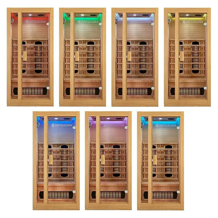 Artsauna Elementsauna - L x B x H: 90 x 90 x 190 cm