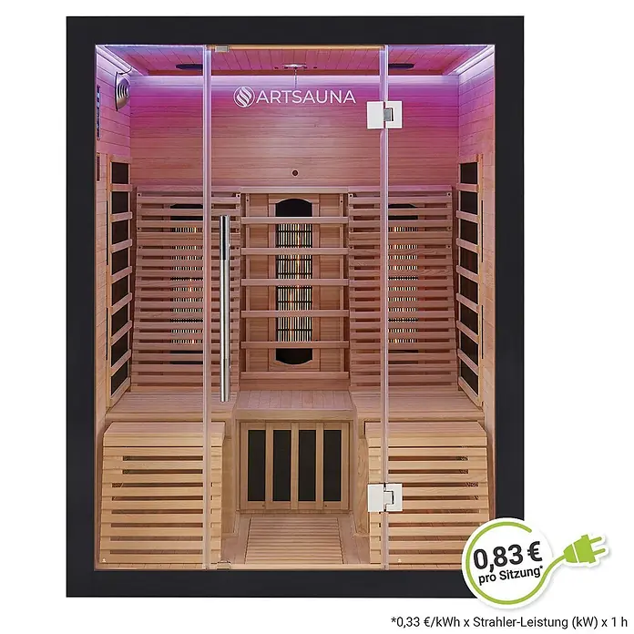Artsauna Elementsauna - L x B x H: 150 x 150 x 190 cm