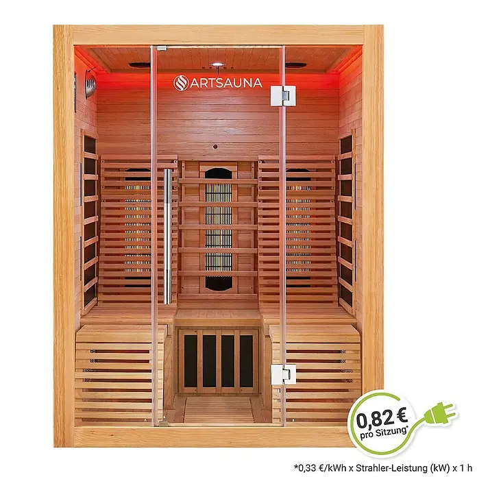 Artsauna Elementsauna - L x B x H: 150 x 150 x 190 cm