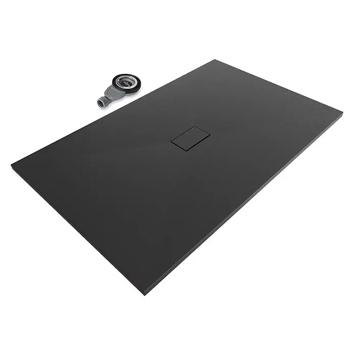 i-flair Duschwanne Boreal 160x100 cm - Verbundwerkstoff, Schwarz