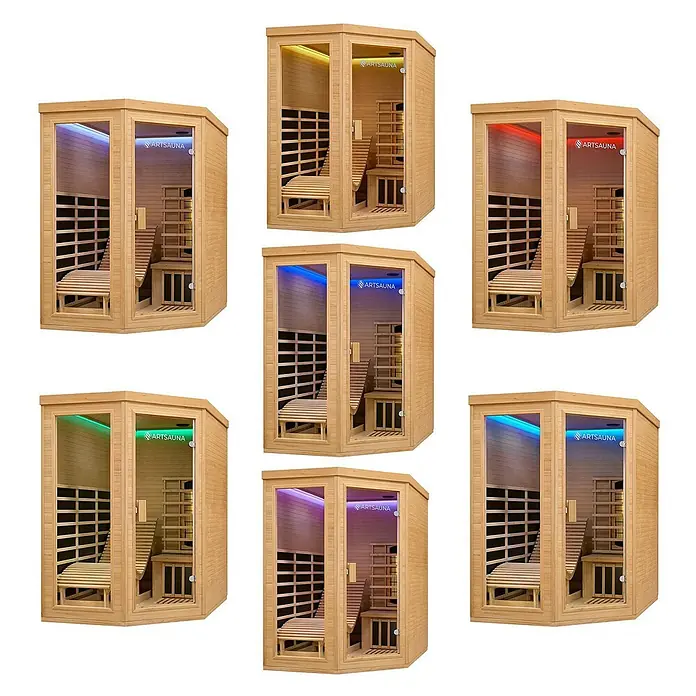 Artsauna Elementsauna - L x B x H: 190 x 130 x 190 cm