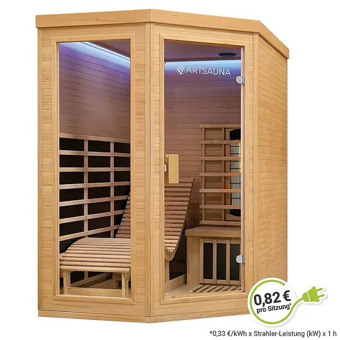 Artsauna Elementsauna - L x B x H: 190 x 130 x 190 cm