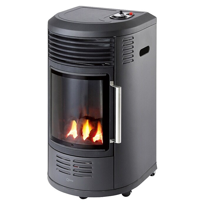 Estufa de gas decorativa GH 8034 (3,5 kW, Negro) | BAUHAUS