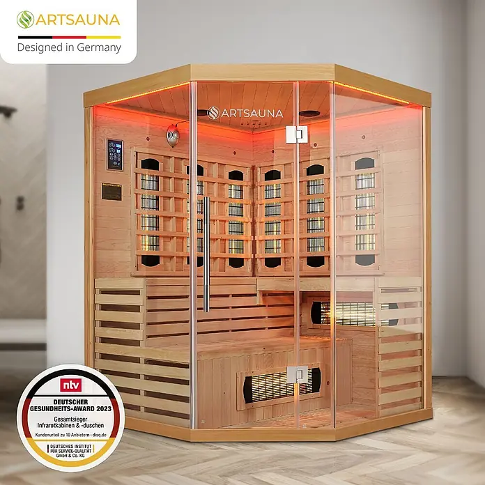Artsauna Elementsauna - L x B x H: 150 x 150 x 200 cm