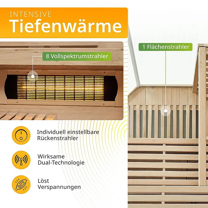 Artsauna Elementsauna - L x B x H: 150 x 150 x 200 cm