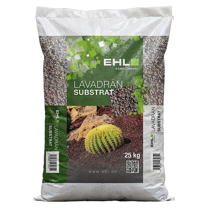 EHL Pflanzensubstrat Lavadrain - 25 kg - Vorderansicht