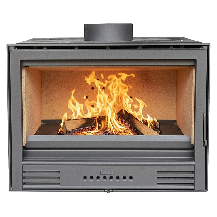 Insert de leña 700 PB (12,1 kW, An x Al: 70 x 55 cm, Negro) | BAUHAUS