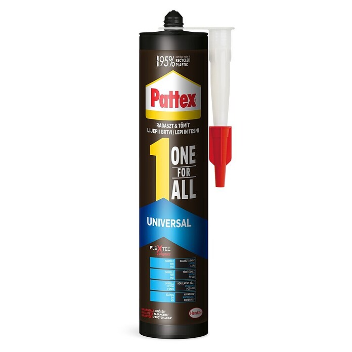 Pattex Univerzalno lepilo  (389 g, Kartuša) | 6353 - Montagekleber, -Bänder | HCDB - Baukleber | HCD - Kleber | HC - Kleber | H - Innendeko/Farben | BAUHAUS