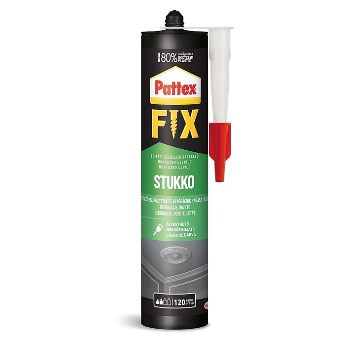 Pattex Montažno lepilo Stukko  (380 g) | Lepila za plošče iz trde pene in stenske obloge | Gradbena lepila | Lepilo | Barve in tapete | Izdelki | BAUHAUS